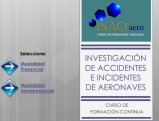 Especialízate en la investigación de accidentes de aeronaves